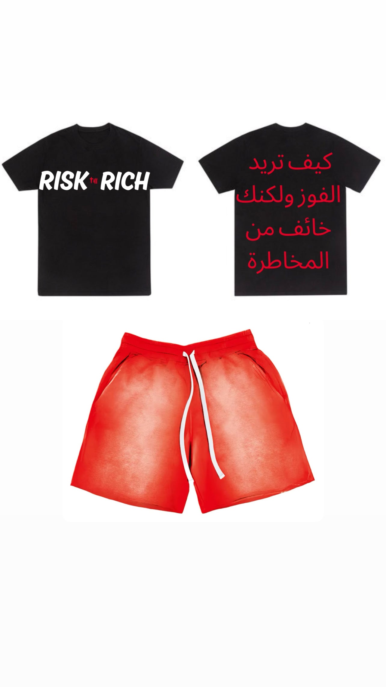 ORIGINAL RISK TILL RICH “ How Do You Want To Win But Afraid To Take Risk “ Sets